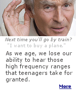 What'd you say? As we age, the little hairs in our inner ear lose some of their function and we begin to lose our heaing in the very high frequency ranges. 